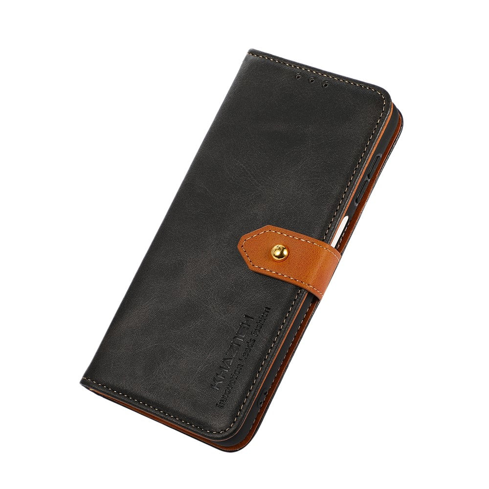 KHAZNEH For Xiaomi 17 Pro Max Wallet Phone Case Stand Leather Flip Cover - Black