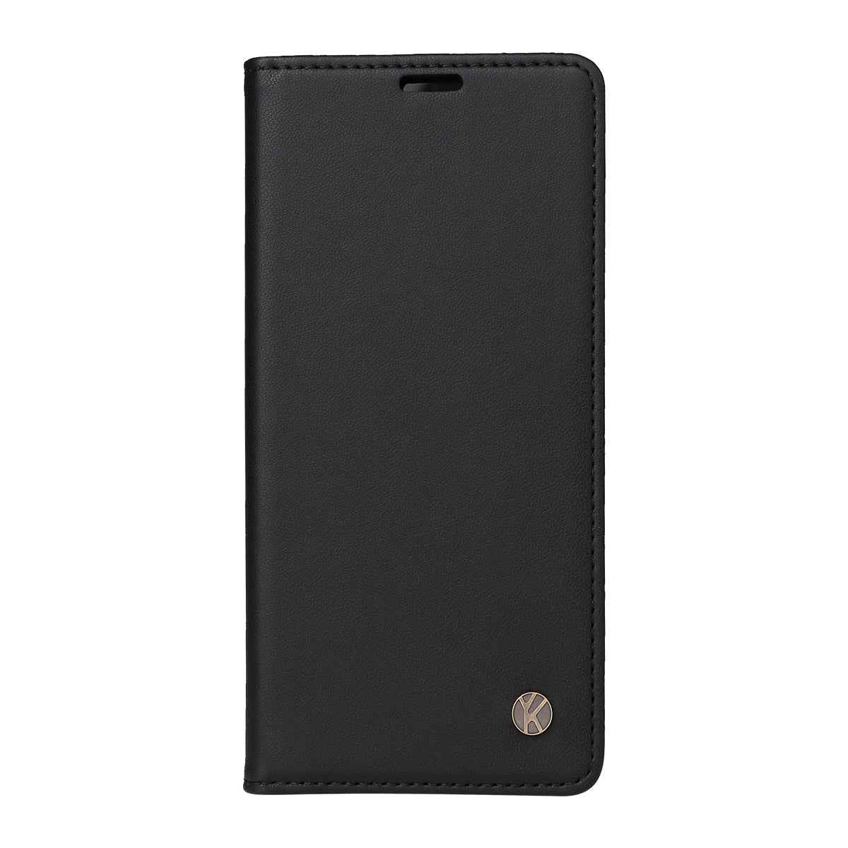 For Xiaomi 17 Pro Phone Cases YIKATU Magnetic Closure PU Leather Mobile Cover - Black