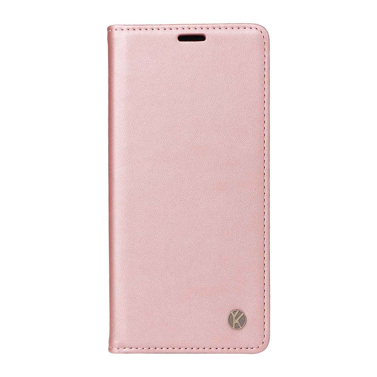 For Xiaomi 17 Pro Phone Cases YIKATU Magnetic Closure PU Leather Mobile Cover -  Rose Gold