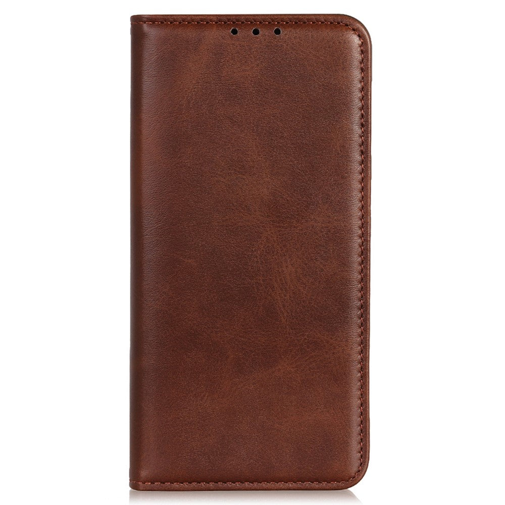 For-Samsung-Galaxy-S26-Edge-Case-Split-Leather-Flip-Wallet-Phone-Cover-Coffee