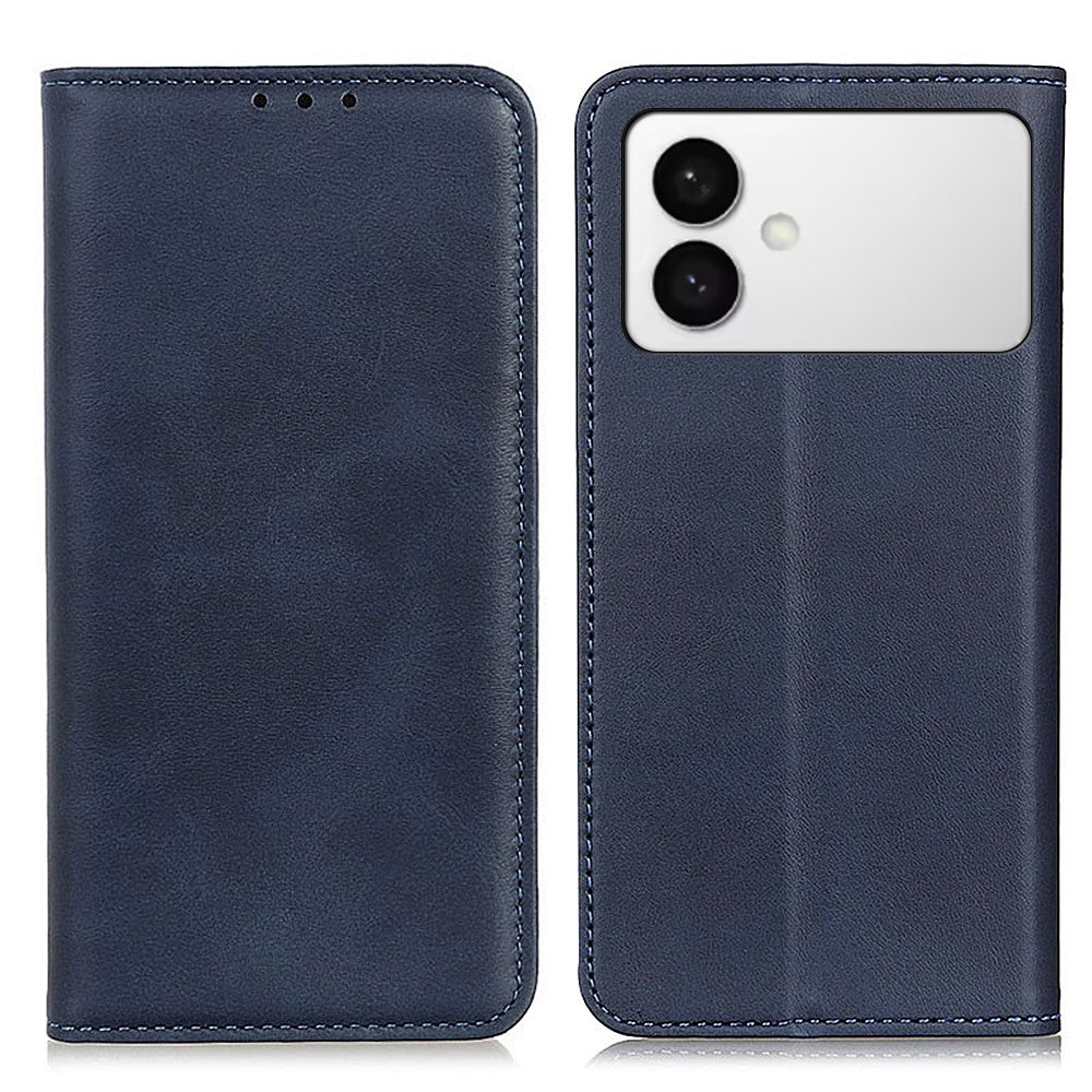 For-Samsung-Galaxy-S26-Edge-Case-Split-Leather-Flip-Wallet-Phone-Cover-Blue