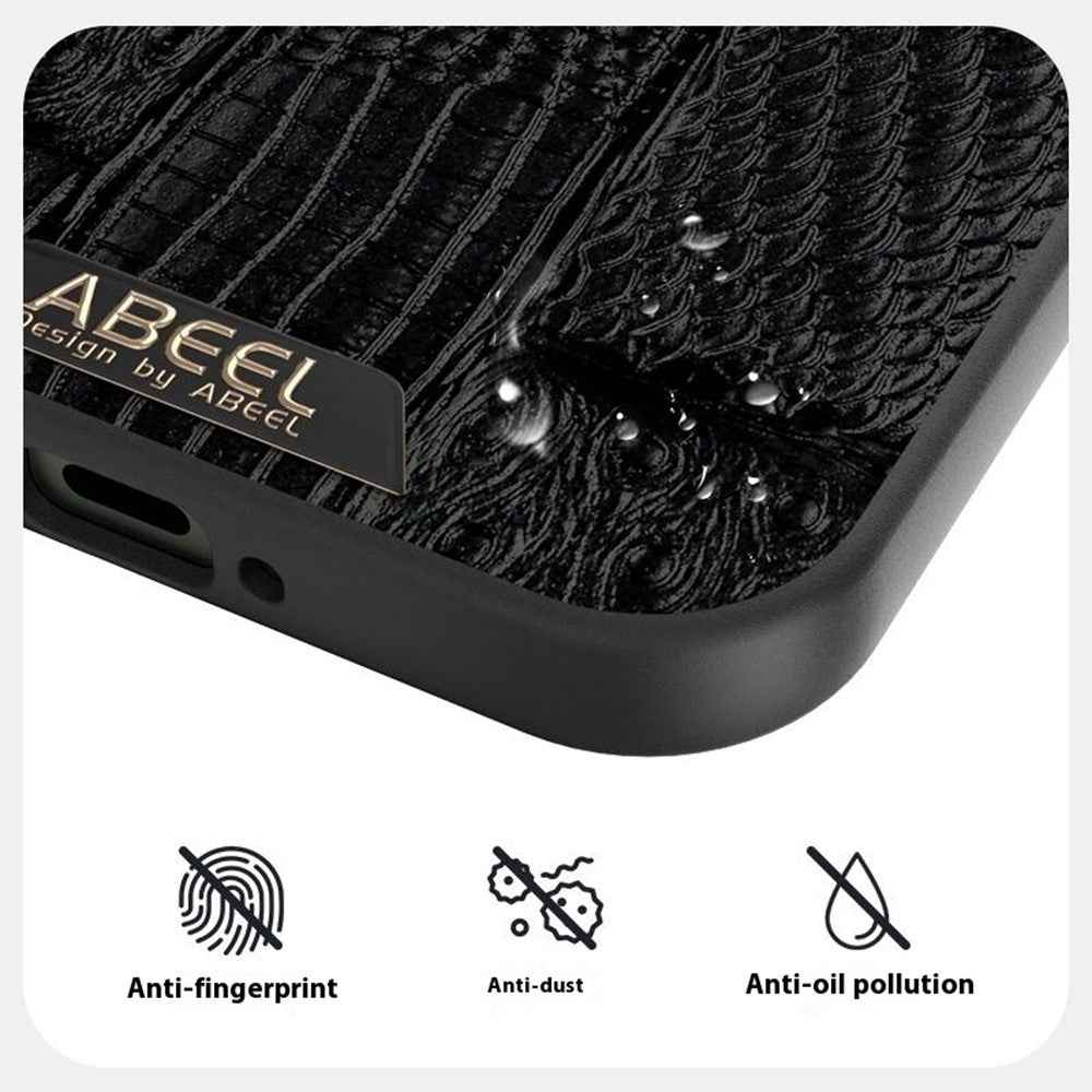 ABEEL For Xiaomi 17 Pro Magnetic Case Beast Texture Micro-Embossing Back Cover - Coffee