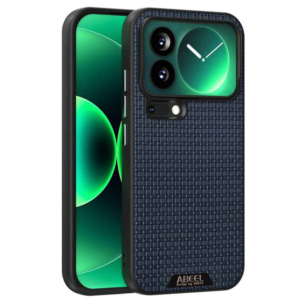 ABEEL For Xiaomi 17 Pro Magnetic Case Textured Micro-Embossing Back Cover - Blue