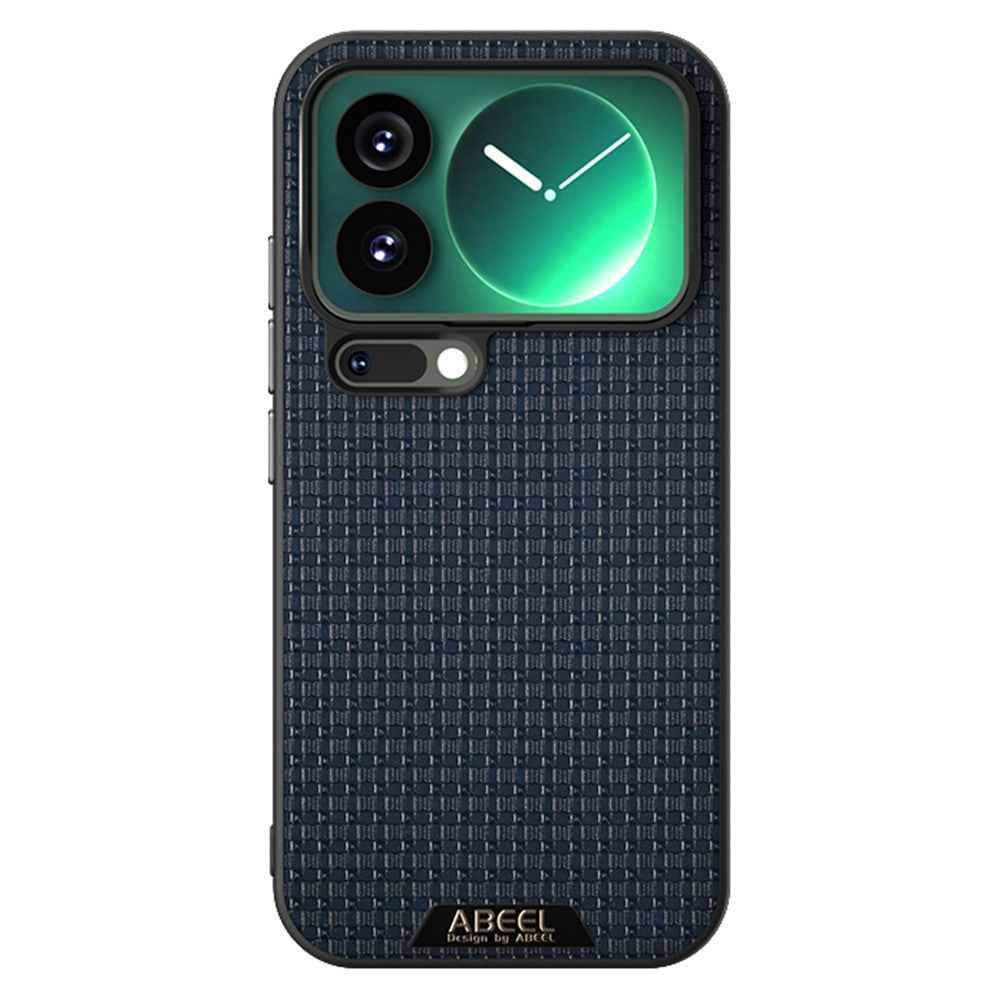 ABEEL For Xiaomi 17 Pro Magnetic Case Textured Micro-Embossing Back Cover - Blue