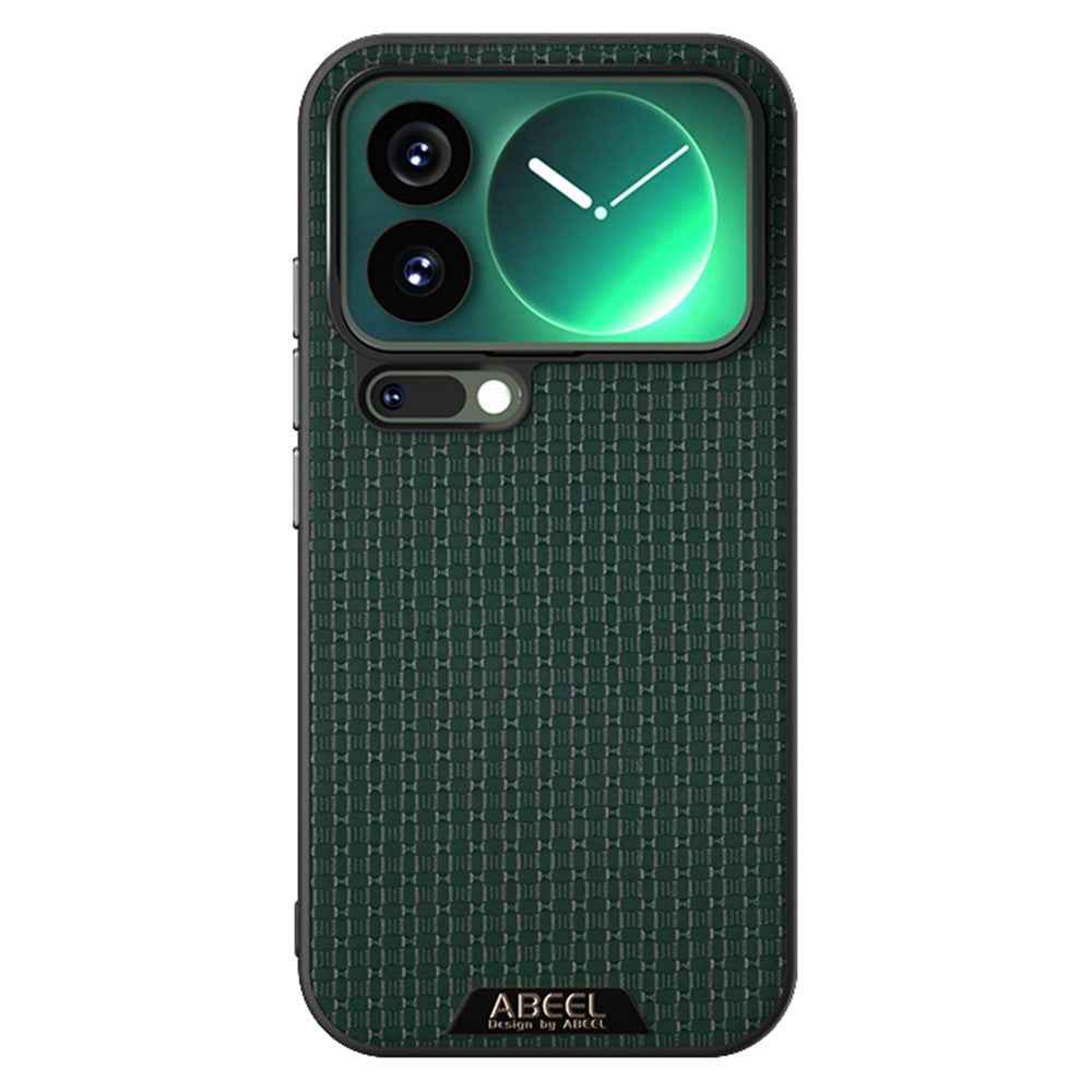 ABEEL For Xiaomi 17 Pro Magnetic Case Textured Micro-Embossing Back Cover - Green