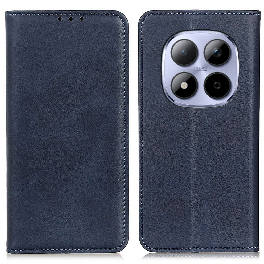 For Xiaomi Redmi Note 15 Pro 5G (Global) Case Split Leather Flip Wallet Phone Cover - Blue