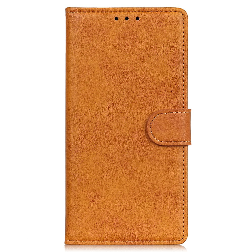 For Xiaomi Redmi Note 15 Pro 5G (Global) Case Cowhide Texture Leather Wallet Stand Phone Cover - Brown