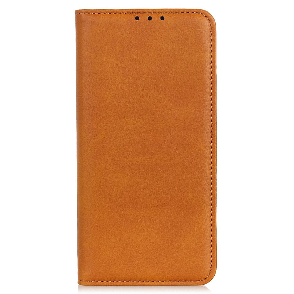 For Xiaomi Poco M8 Pro 5G / Redmi Note 15 Pro+ 5G (Global) Case Split Leather Flip Wallet Phone Cover - Brown