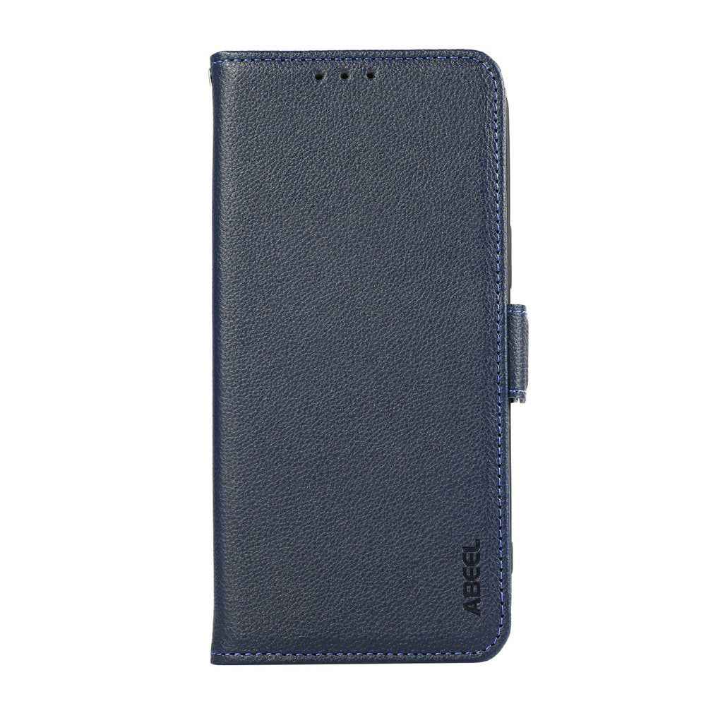 ABEEL For Xiaomi 17 Pro Case Litchi Texture Leather RFID Blocking Phone Cover - Blue