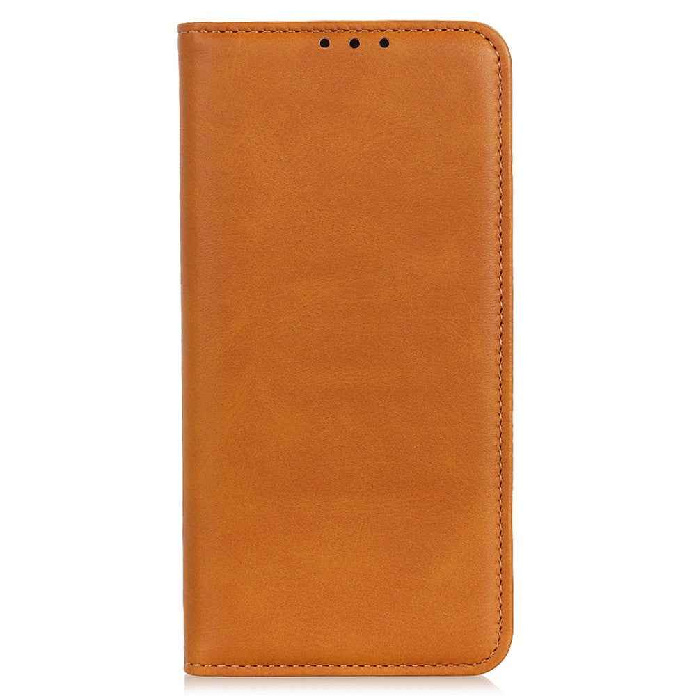 For Xiaomi 17 Pro Case Split Leather Flip Wallet Phone Cover - Brown