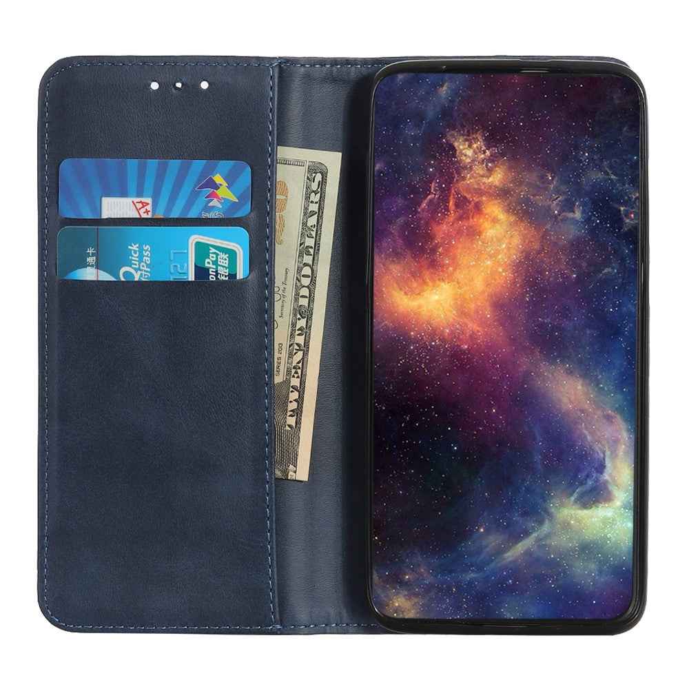 For Xiaomi 17 Pro Case Split Leather Flip Wallet Phone Cover - Blue