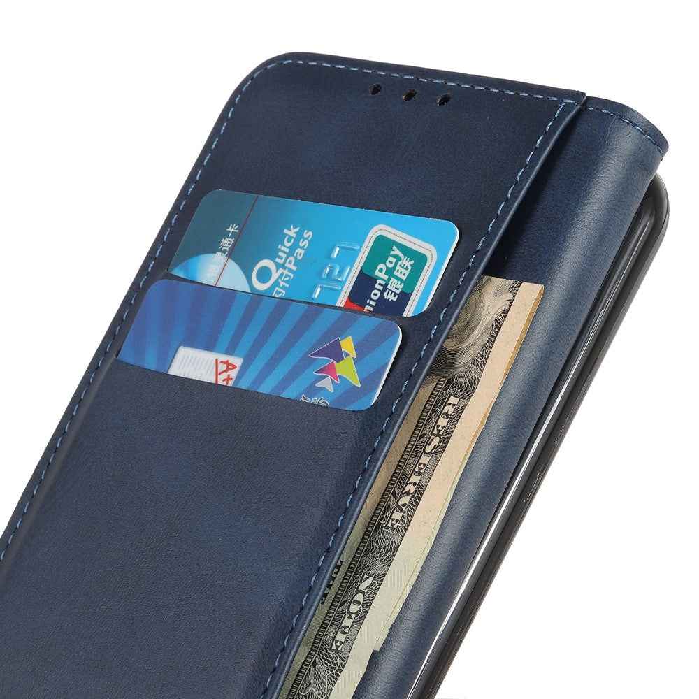 For Xiaomi 17 Pro Case Split Leather Flip Wallet Phone Cover - Blue