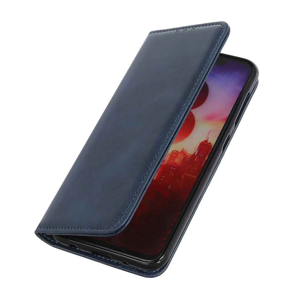 For Xiaomi 17 Pro Case Split Leather Flip Wallet Phone Cover - Blue