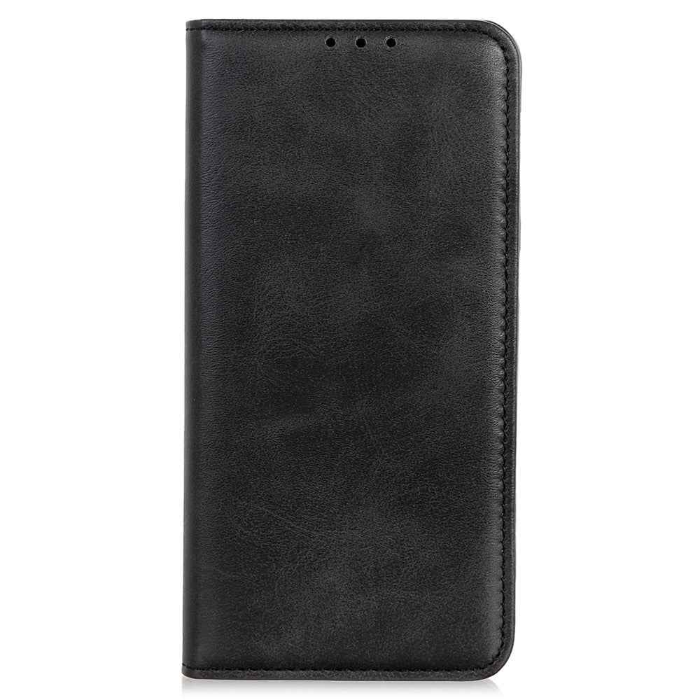 For Xiaomi 17 Pro Case Split Leather Flip Wallet Phone Cover - Black