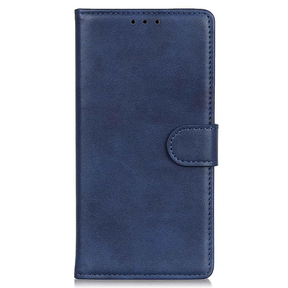For Xiaomi 17 Pro Case Cowhide Texture Leather Wallet Stand Phone Cover - Blue