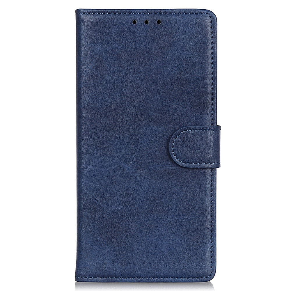 For Xiaomi 17 Pro Max Case Cowhide Texture Leather Wallet Stand Phone Cover - Blue