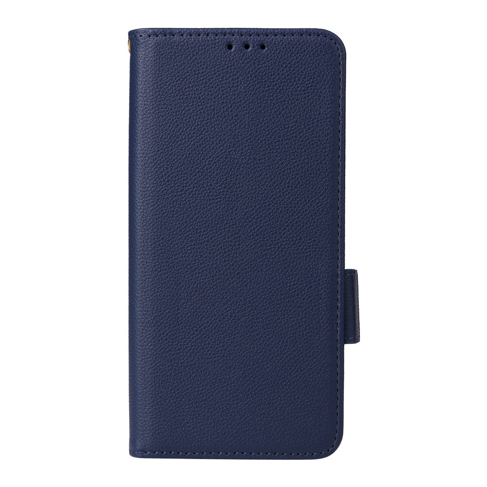 For-Samsung-Galaxy-S26-/-S26-Pro-Case-Litchi-Texture-Wallet-Leather-Phone-Cover-with-Wrist-Strap-Dark-Blue