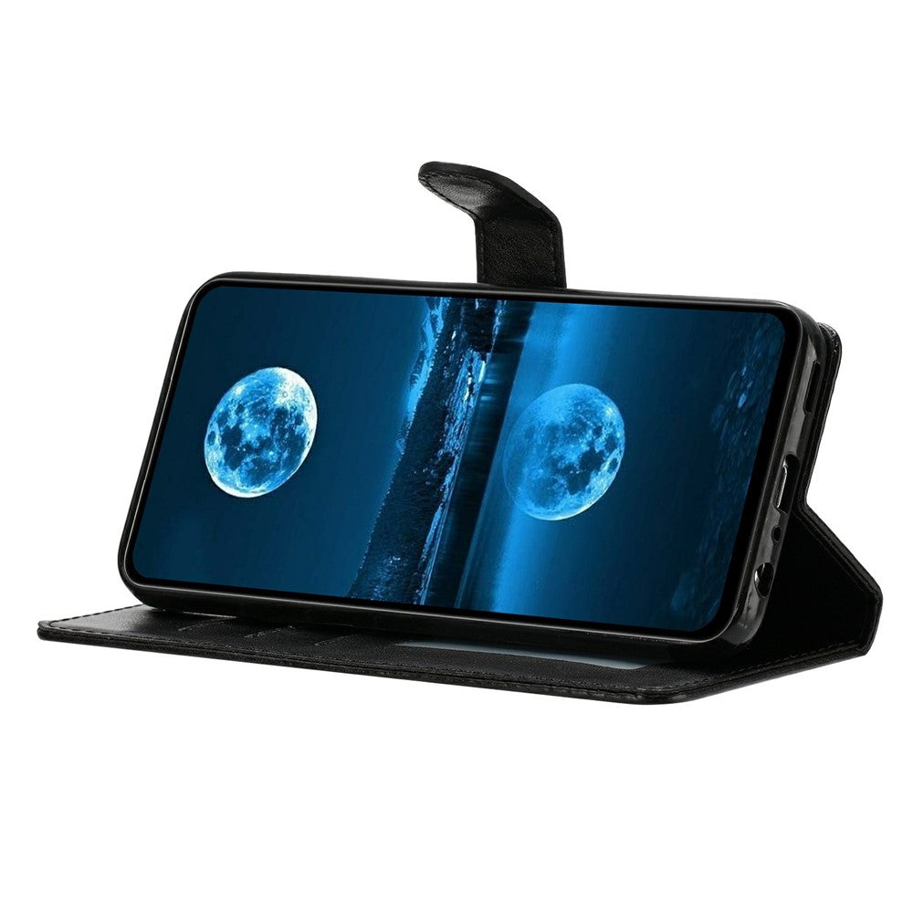 For Xiaomi Redmi Note 15 Pro 5G (Global) Leather Case Wallet Stand Phone Cover with Handy Strap - Black