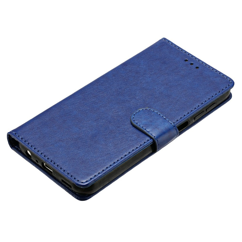 For Xiaomi Redmi Note 15 Pro 5G (Global) Leather Case Wallet Stand Phone Cover with Handy Strap - Blue