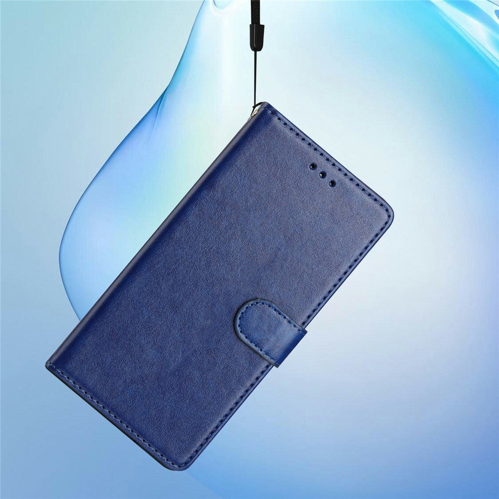 For Xiaomi Redmi Note 15 Pro 5G (Global) Leather Case Wallet Stand Phone Cover with Handy Strap - Blue
