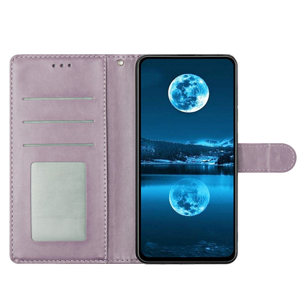 For Xiaomi Poco M8 Pro 5G / Redmi Note 15 Pro+ 5G (Global) Leather Case Wallet Stand Phone Cover with Handy Strap - Purple