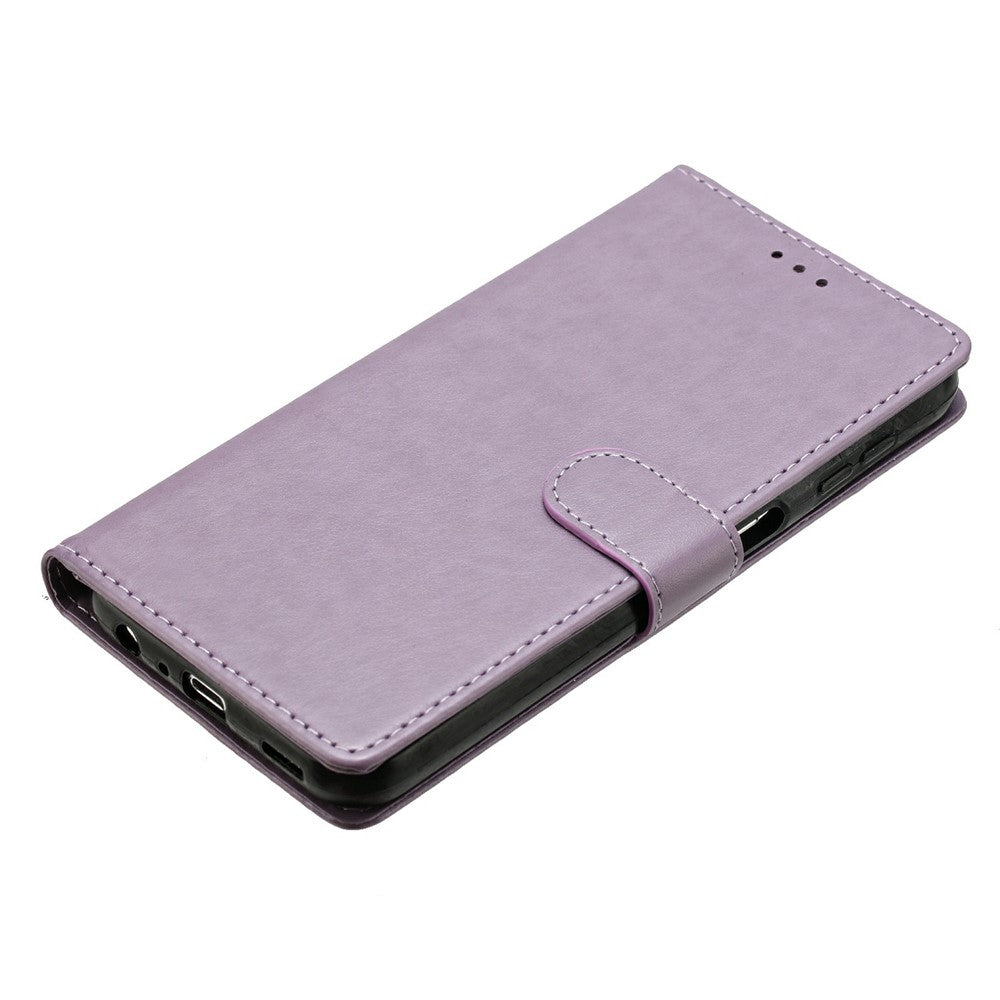 For Xiaomi Poco M8 Pro 5G / Redmi Note 15 Pro+ 5G (Global) Leather Case Wallet Stand Phone Cover with Handy Strap - Purple