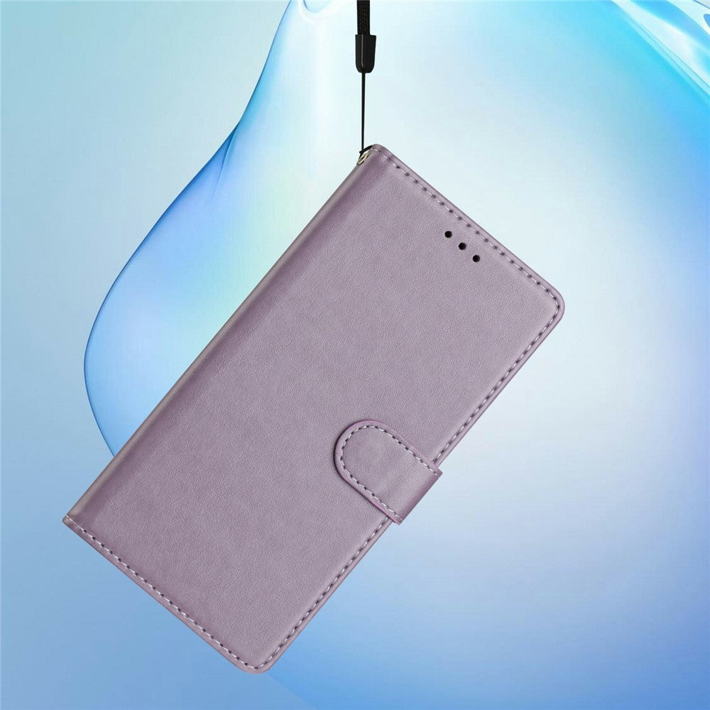 For Xiaomi Poco M8 Pro 5G / Redmi Note 15 Pro+ 5G (Global) Leather Case Wallet Stand Phone Cover with Handy Strap - Purple