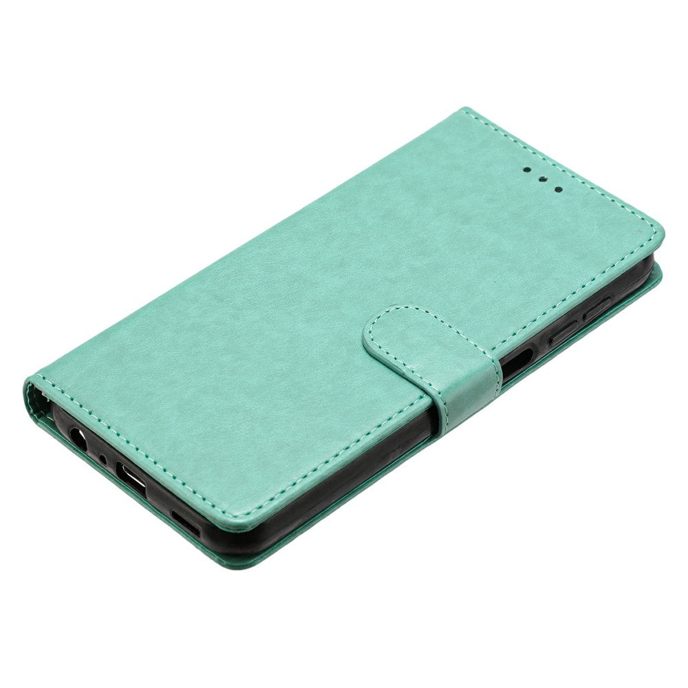 For Xiaomi Poco M8 Pro 5G / Redmi Note 15 Pro+ 5G (Global) Leather Case Wallet Stand Phone Cover with Handy Strap - Green