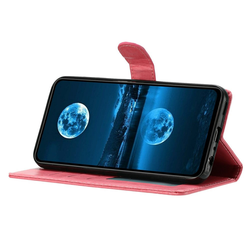 For Xiaomi Poco M8 Pro 5G / Redmi Note 15 Pro+ 5G (Global) Leather Case Wallet Stand Phone Cover with Handy Strap - Rose Gold