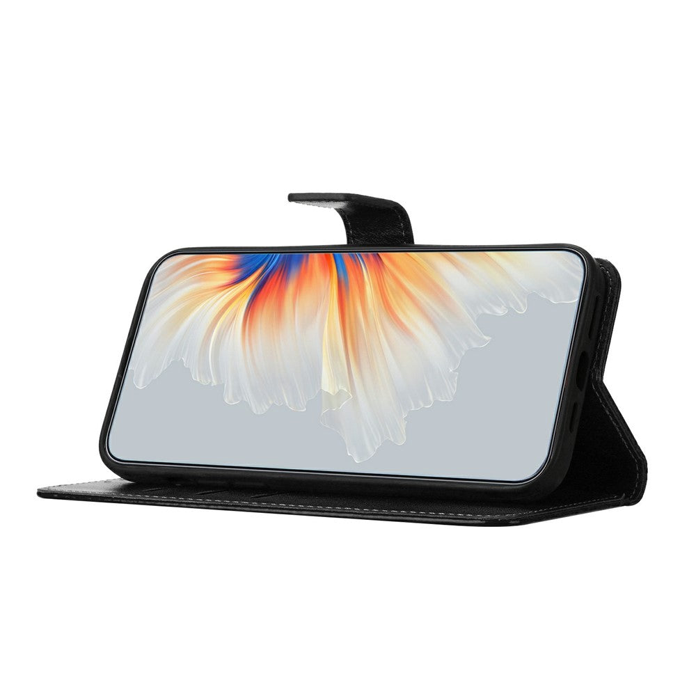 For Xiaomi Redmi Note 15 Pro 5G (Global) Leather Case with Card Slots Mandala Pattern Phone Cover Stand - Black