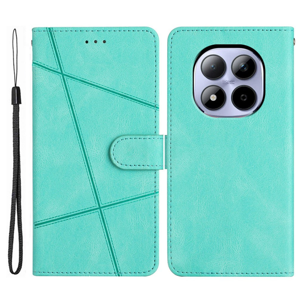 For Xiaomi Redmi Note 15 Pro 5G (Global) Case Crazy Horse Texture PU Leather Wallet Stand Phone Cover - Green