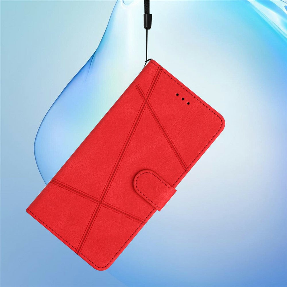 For Xiaomi Poco M8 Pro 5G / Redmi Note 15 Pro+ 5G (Global) Case Crazy Horse Texture PU Leather Wallet Stand Phone Cover - Red
