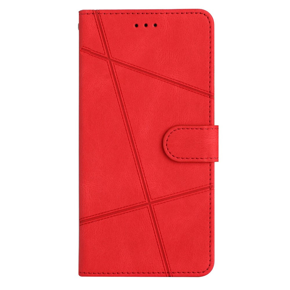 For Xiaomi Poco M8 Pro 5G / Redmi Note 15 Pro+ 5G (Global) Case Crazy Horse Texture PU Leather Wallet Stand Phone Cover - Red
