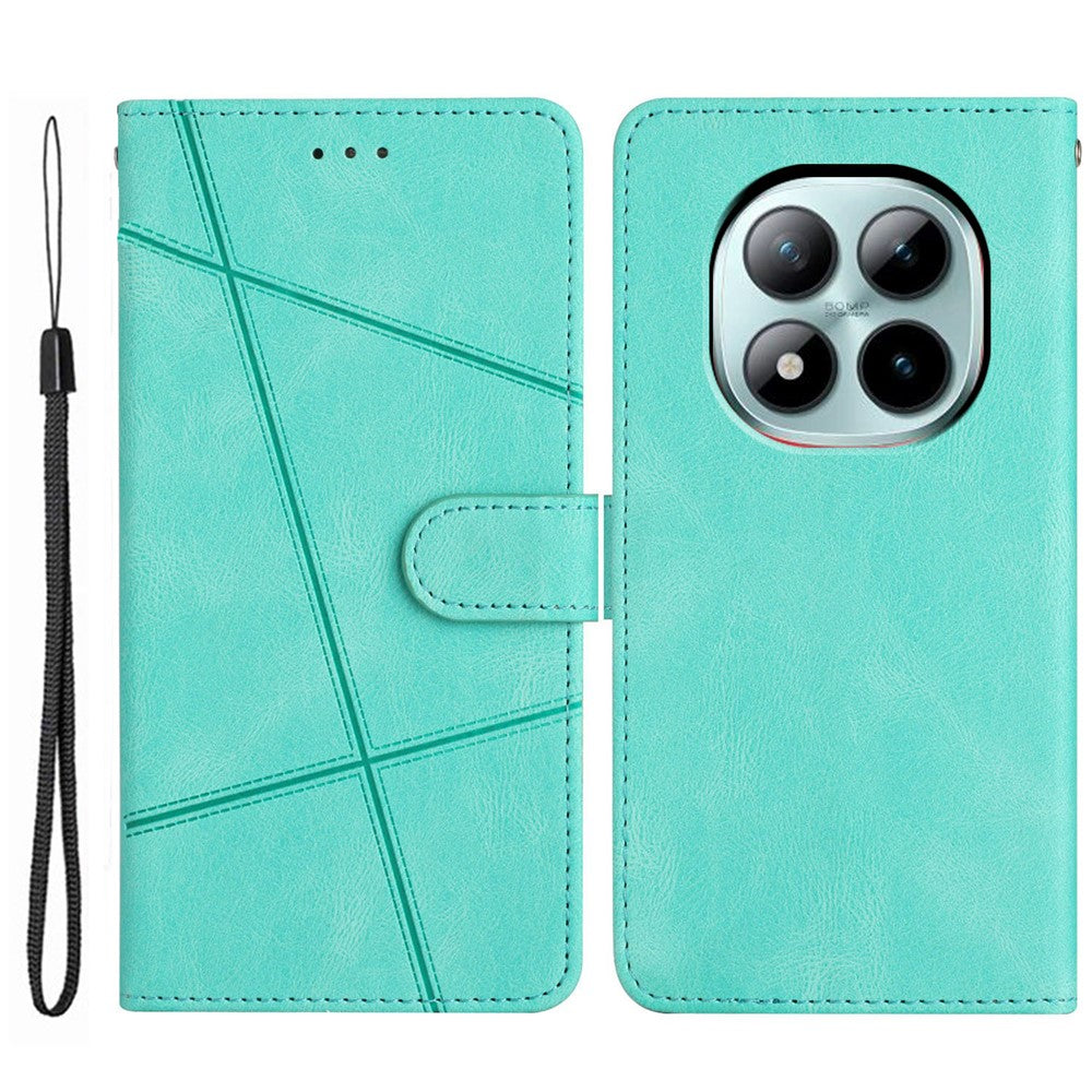 For Xiaomi Poco M8 Pro 5G / Redmi Note 15 Pro+ 5G (Global) Case Crazy Horse Texture PU Leather Wallet Stand Phone Cover - Green