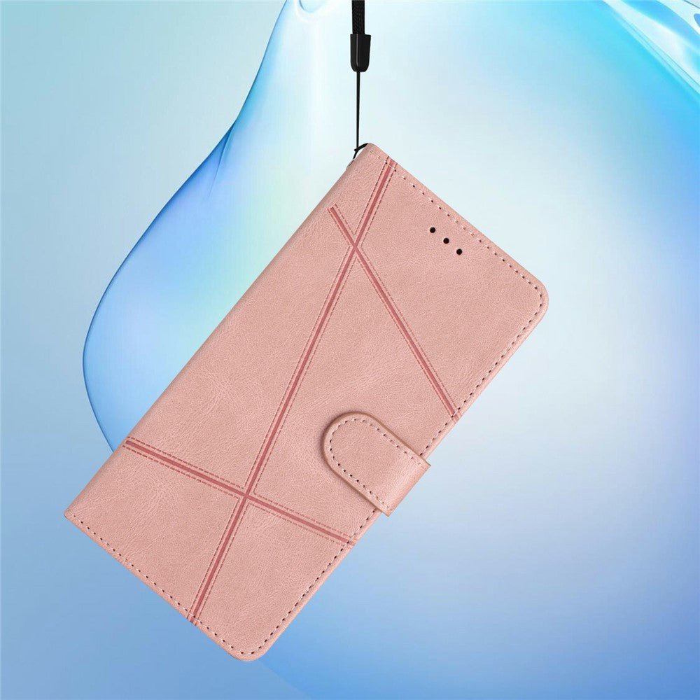 For Xiaomi Poco M8 Pro 5G / Redmi Note 15 Pro+ 5G (Global) Case Crazy Horse Texture PU Leather Wallet Stand Phone Cover - Rose Gold