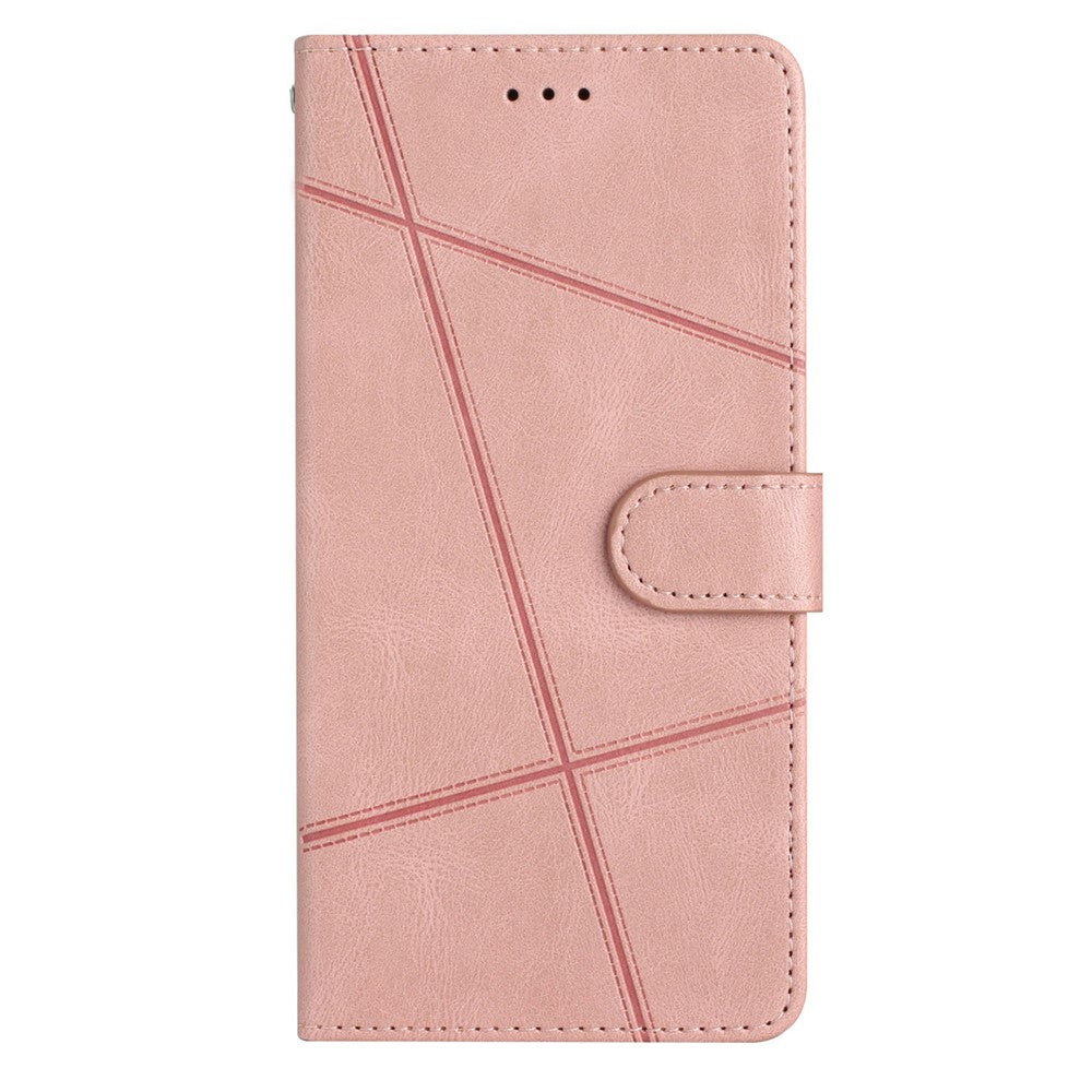 For Xiaomi Poco M8 Pro 5G / Redmi Note 15 Pro+ 5G (Global) Case Crazy Horse Texture PU Leather Wallet Stand Phone Cover - Rose Gold