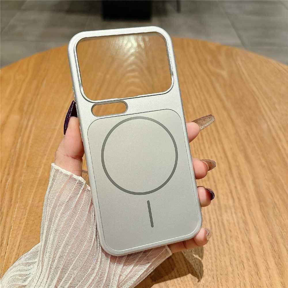 For Xiaomi 17 Pro Magnetic Case Hard PC Magnetic Phone Cover - Silver
