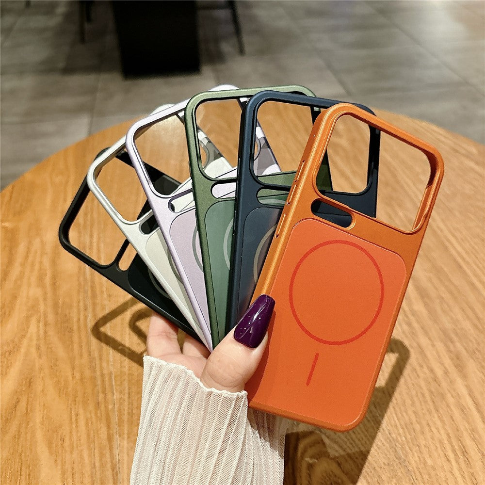 For Xiaomi 17 Pro Max Magnetic Case Hard PC Magnetic Phone Cover - Orange