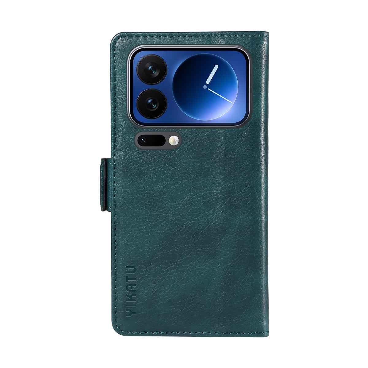 For Xiaomi 17 Pro Case YIKATU YK-007 Litchi Texture PU Leather Wallet Phone Cover - Blue