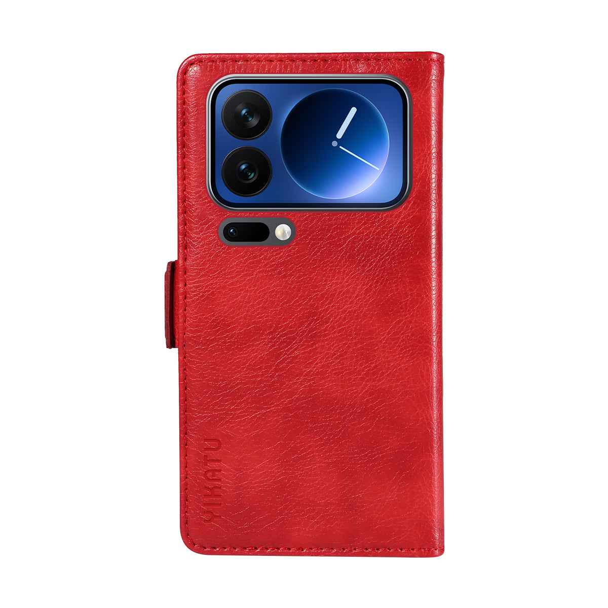 For Xiaomi 17 Pro Case YIKATU YK-007 Litchi Texture PU Leather Wallet Phone Cover - Red