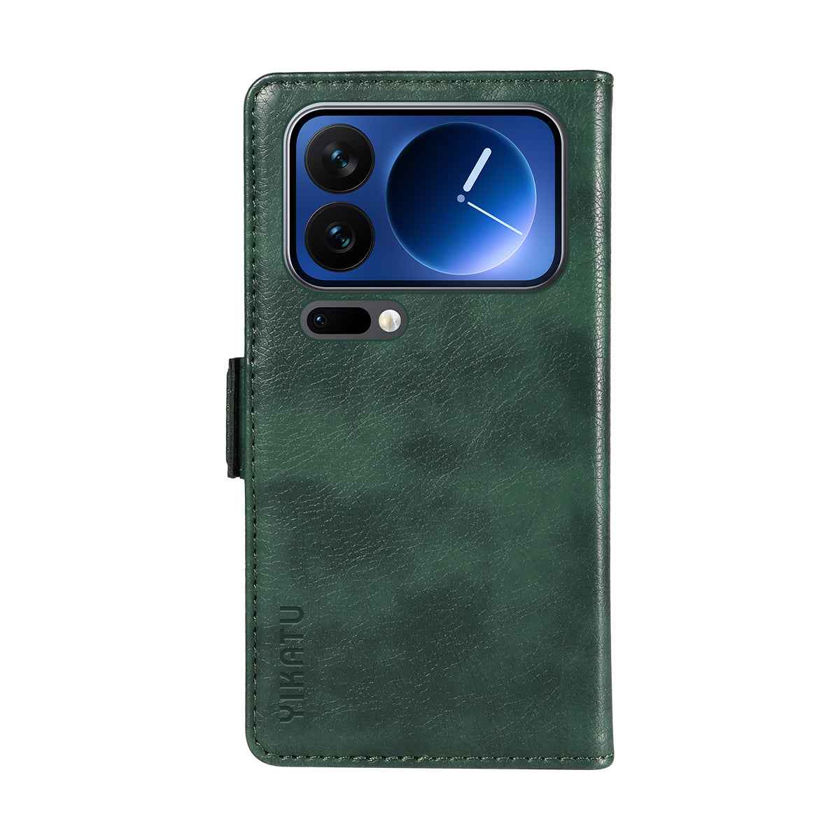 For Xiaomi 17 Pro Case YIKATU YK-007 Litchi Texture PU Leather Wallet Phone Cover - Green