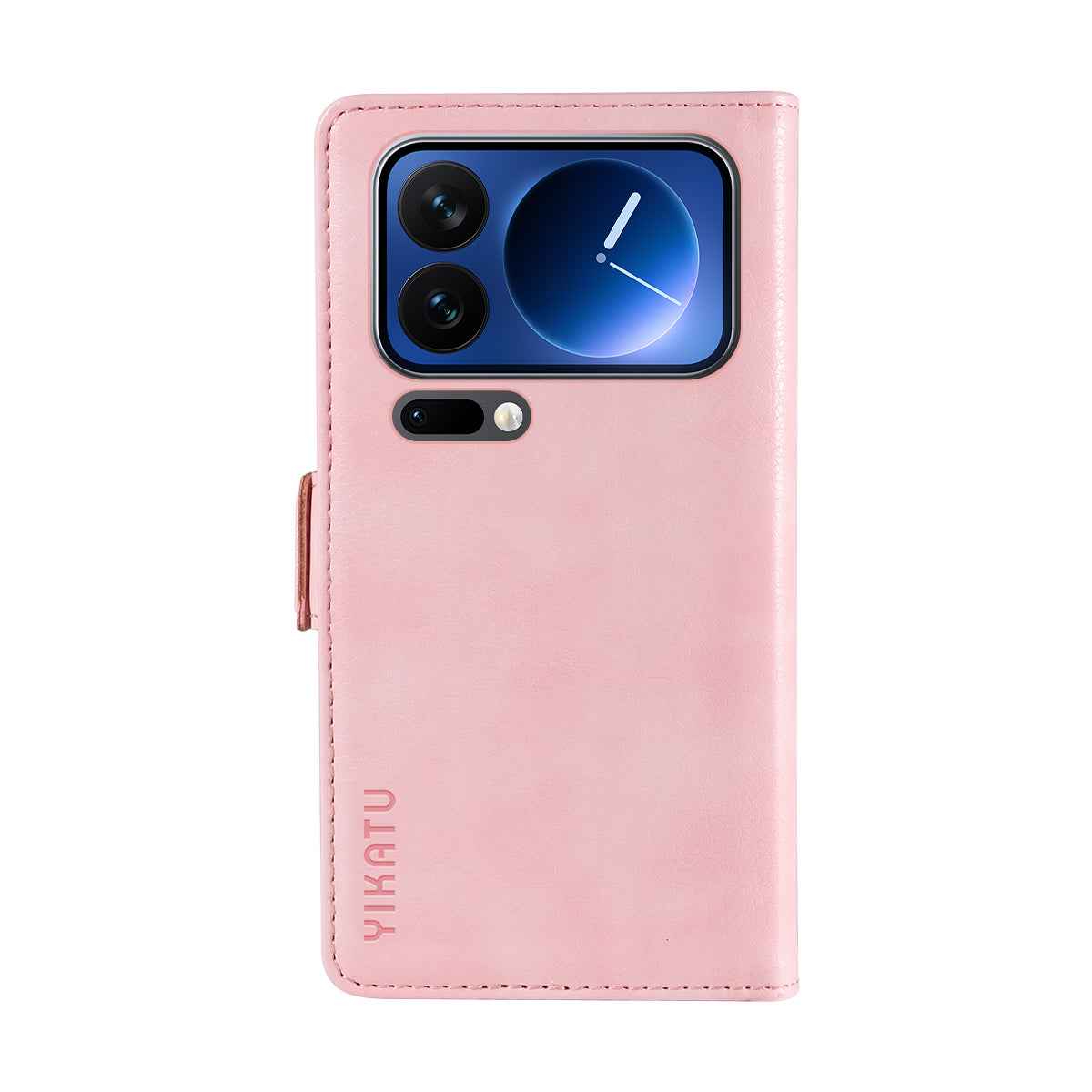 For Xiaomi 17 Pro Case YIKATU YK-007 Litchi Texture PU Leather Wallet Phone Cover - Pink