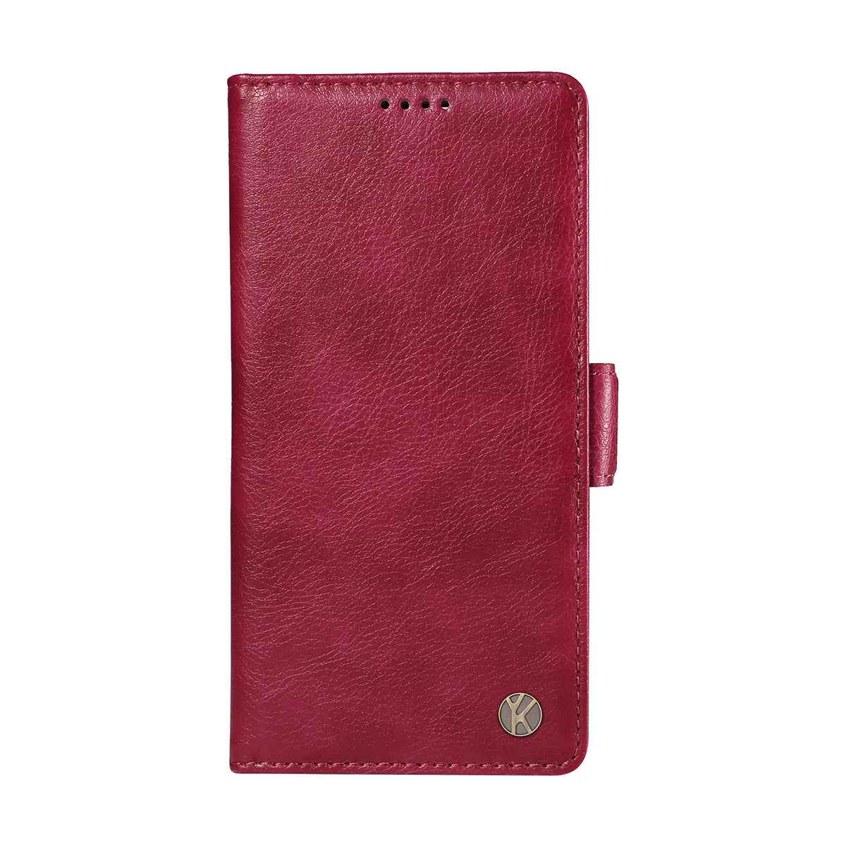 For Xiaomi 17 Pro Case YIKATU YK-007 Litchi Texture PU Leather Wallet Phone Cover - Wine Red