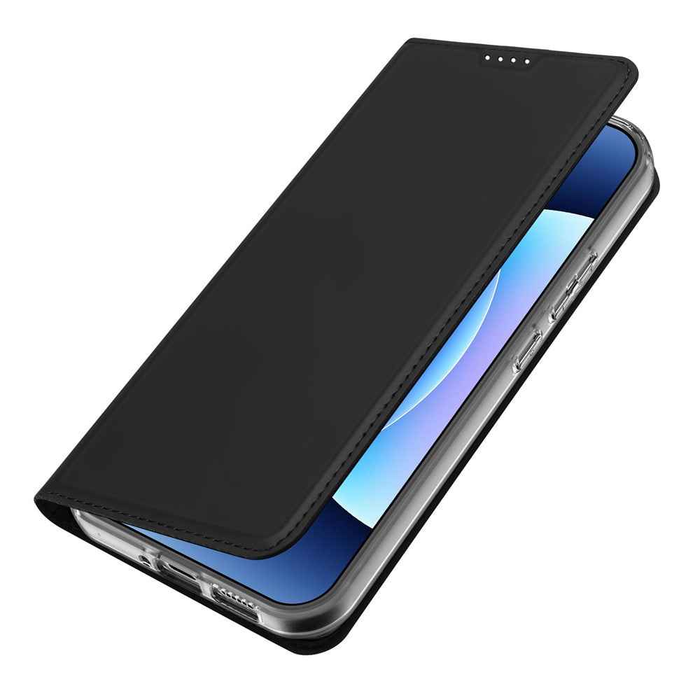 For Xiaomi 17 Pro Case DUX DUCIS Skin Pro Series Leather Stand Cover Card Holder - Black