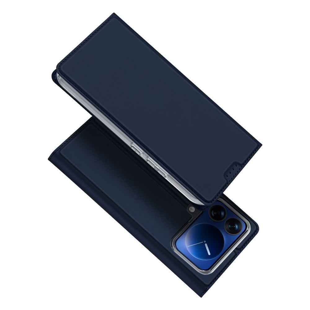 For Xiaomi 17 Pro Case DUX DUCIS Skin Pro Series Leather Stand Cover Card Holder - Blue