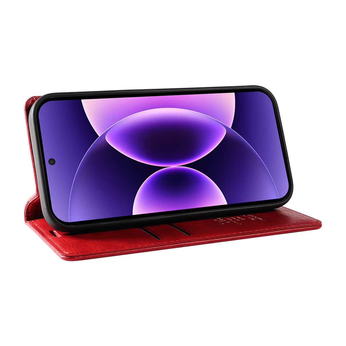 For Xiaomi 17 Pro Wallet Case YIKATU YK-006 Magnetic Closure Leather Phone Cover Litchi Texture - Red