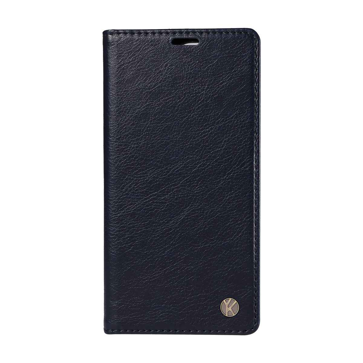 For Xiaomi 17 Pro Wallet Case YIKATU YK-006 Magnetic Closure Leather Phone Cover Litchi Texture - Navy Blue