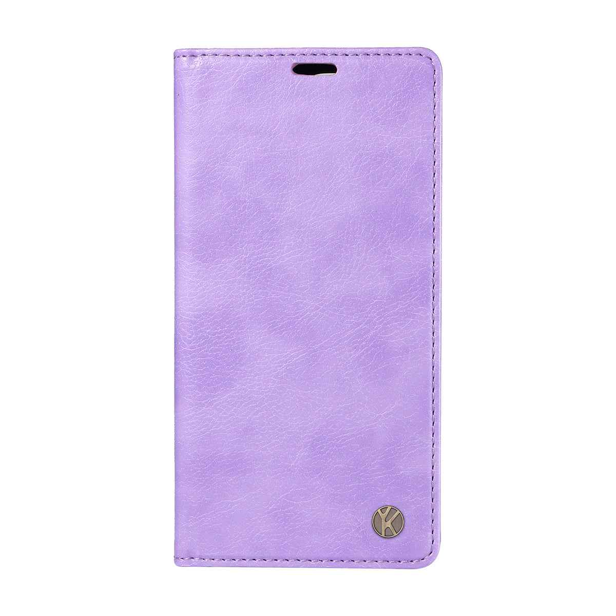 For Xiaomi 17 Pro Wallet Case YIKATU YK-006 Magnetic Closure Leather Phone Cover Litchi Texture - Purple
