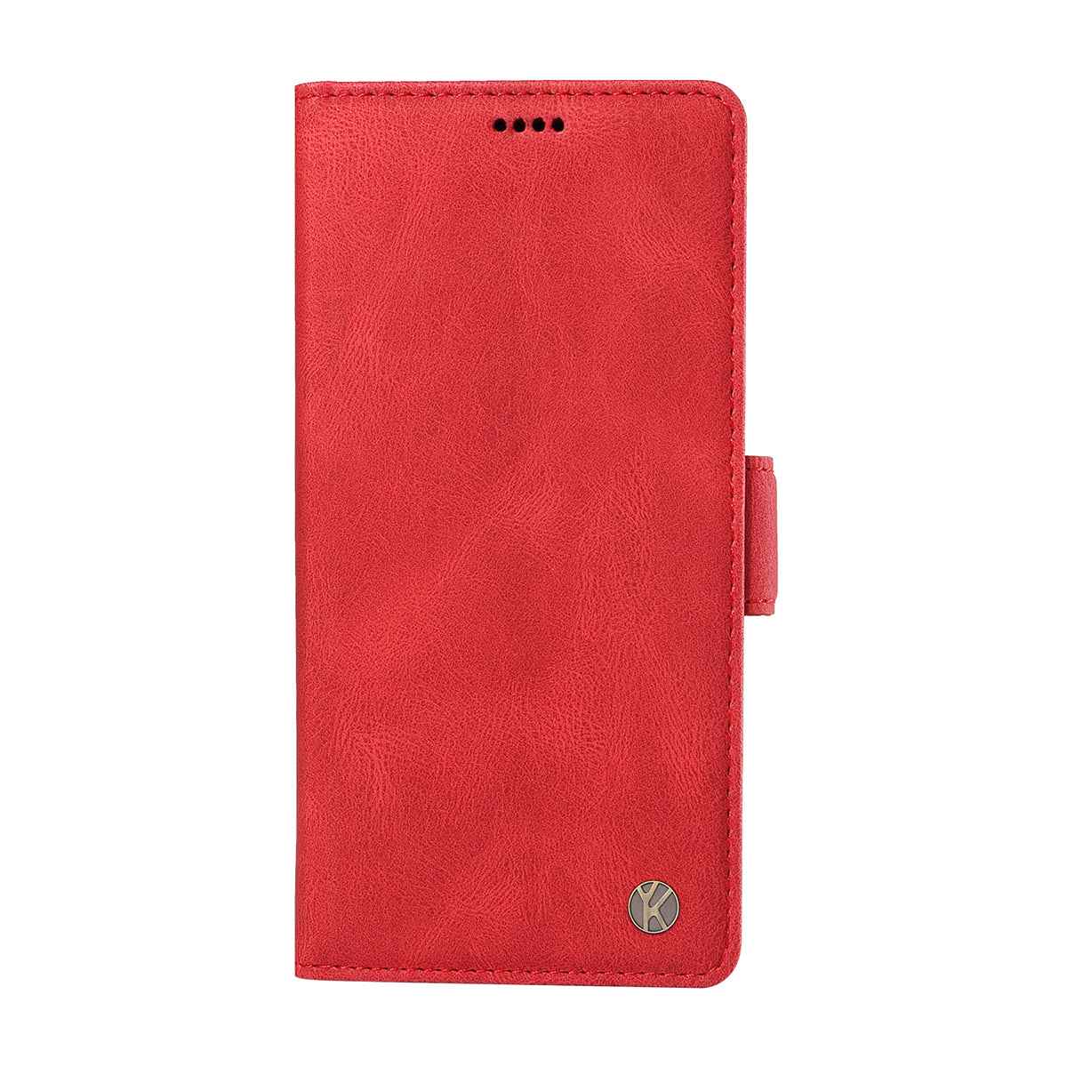 For Xiaomi 17 Pro Leather Case YIKATU YK-005 Skin-touch Feeling Wallet Phone Cover - Red
