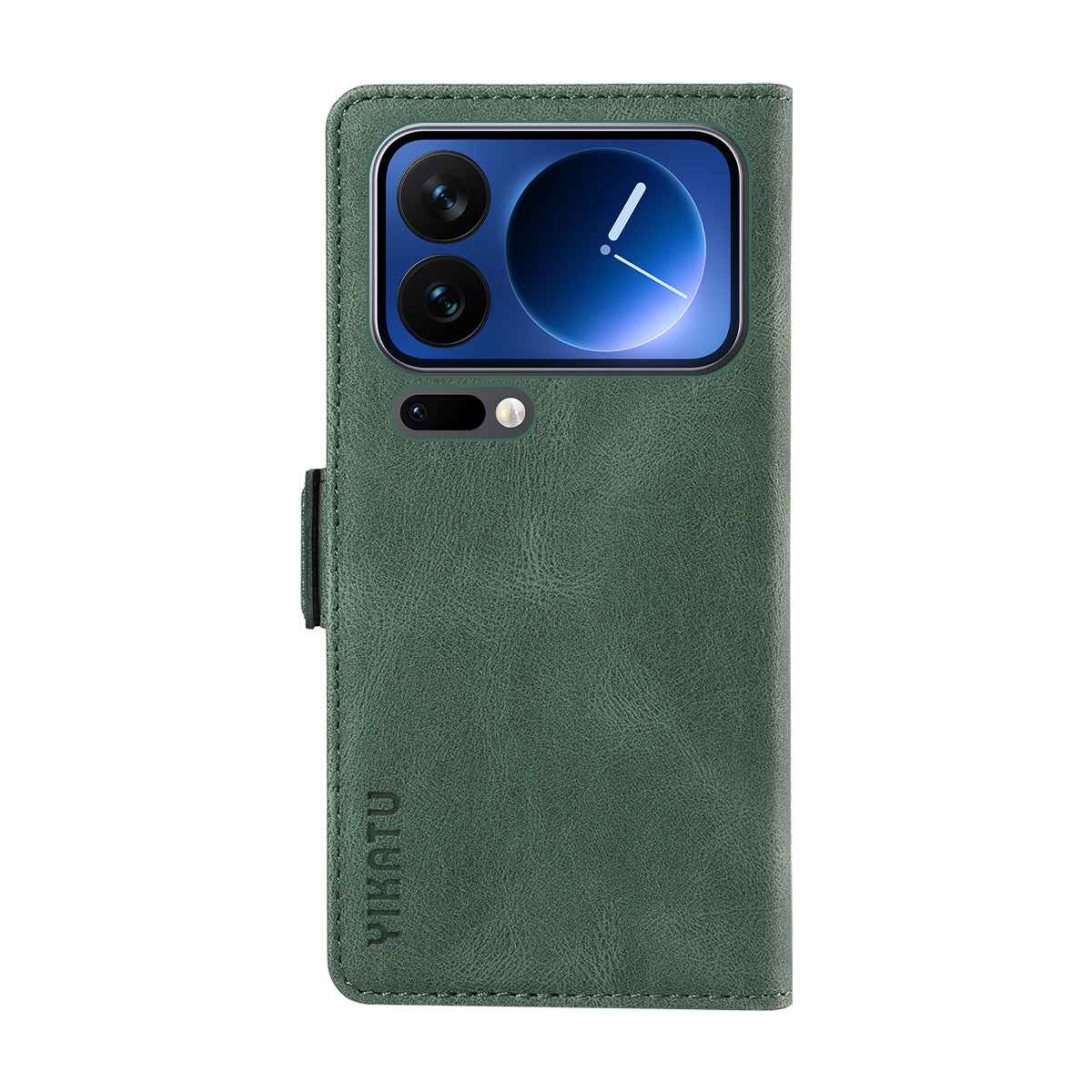 For Xiaomi 17 Pro Leather Case YIKATU YK-005 Skin-touch Feeling Wallet Phone Cover - Green